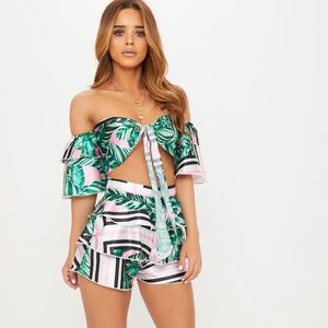 PLT Tropical palm floral set